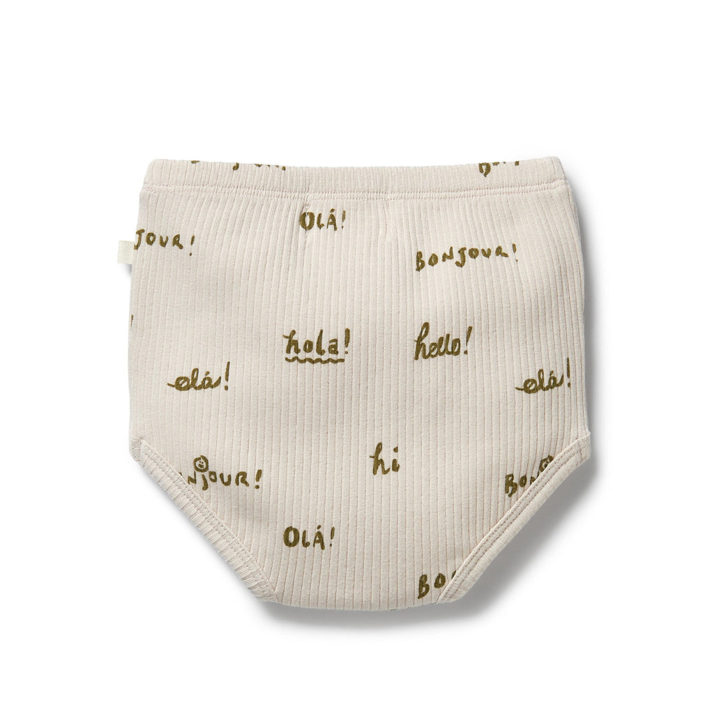 Wilson and Frenchy - Organic Rib Nappy Pant - Little Love of Mine