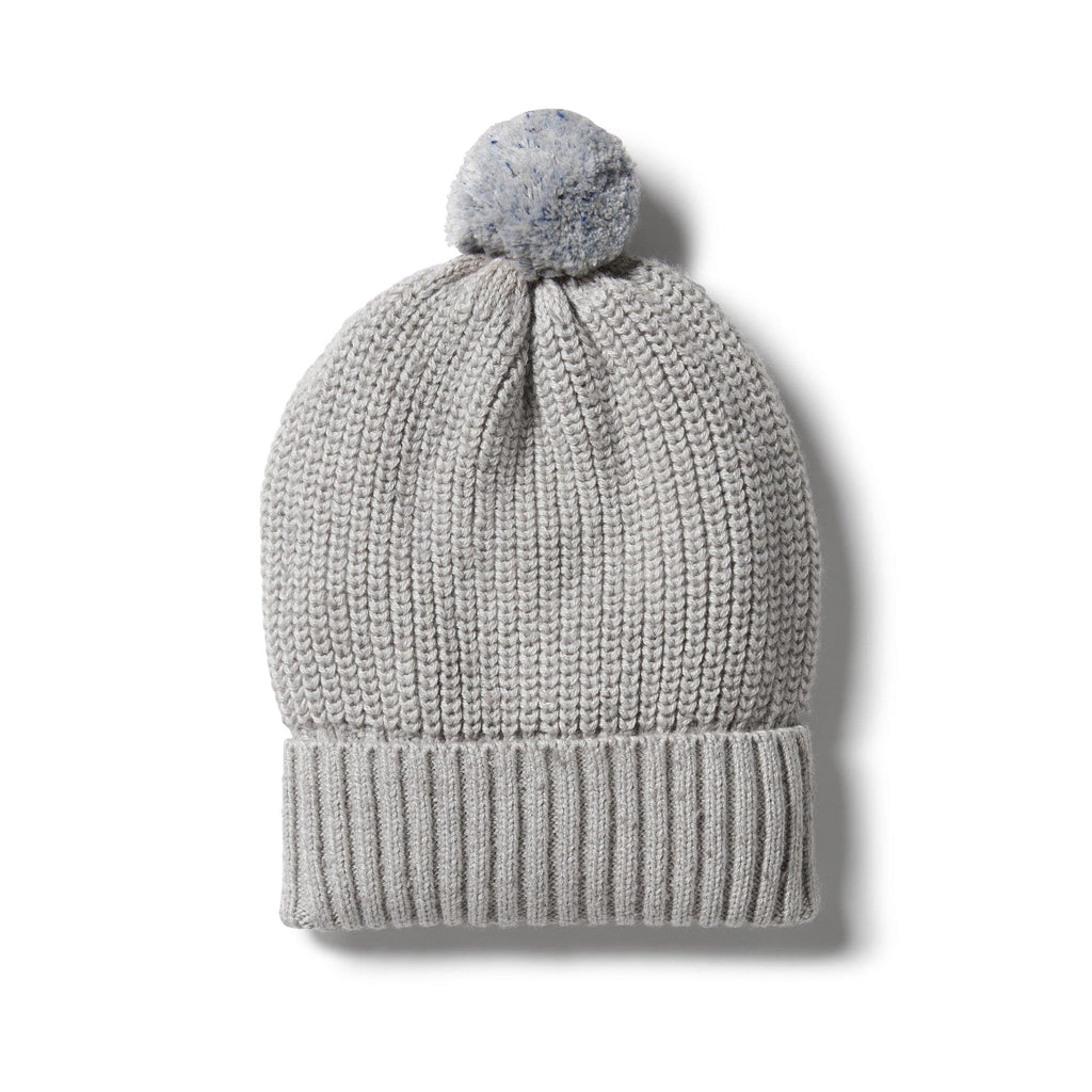 Wilson and Frenchy - Knitted Hat - Glacier Grey Fleck - Little Love of Mine