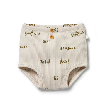 Wilson and Frenchy - Organic Rib Nappy Pant - Little Love of Mine